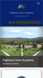 Mobile Screenshot of highlandviewacademy.com